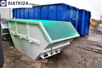 Siatki Skawina - Siatka przykrywająca na kontener - zabezpieczenie przewożonych ładunków dla terenów Skawiny